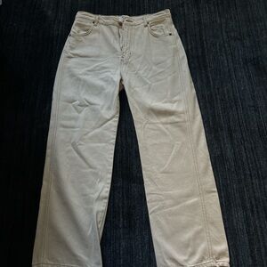 Cream Reformation Jeans